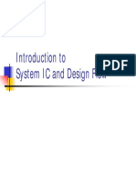Introduction To System IC and Design Flow - 050519