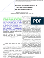 Operation Modes For The Electric Vehicle in Smart Grids and Smart Homes - Present and Proposed Modes