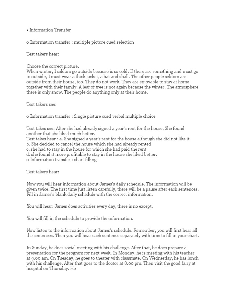 Information Transfer | PDF