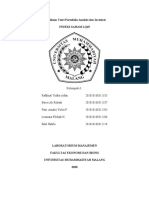 Makalah Praktikum Teori Portofolio Analisis Dan Investasi