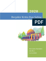 Kesimpulan Tentang Berfikir Kritis Dan Saling Menasehati by Novryanto Ramadani Kelas 12 Ips 1