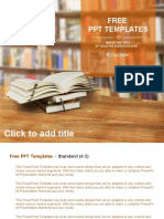 Opened Book PowerPoint Templates Standard
