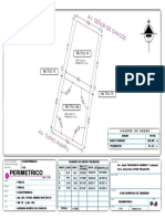 Perimetrico MZ 73 Lote 14a Sub Division