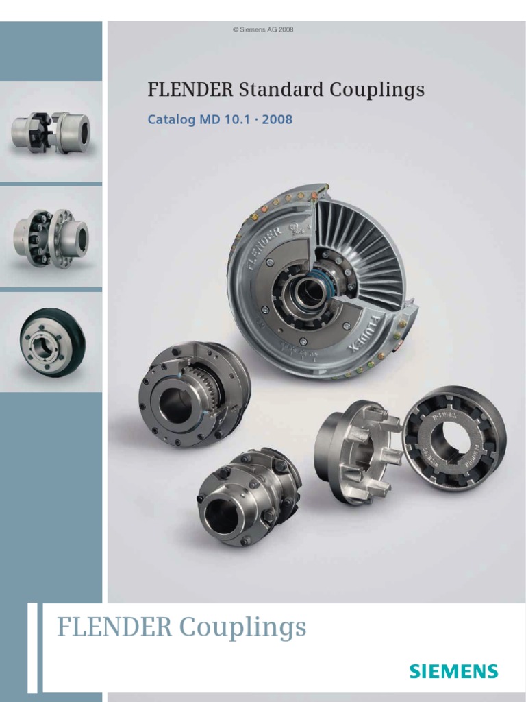 Flender Standard Coupling Catalog MD10.1 2008 PDF Rotation Around A