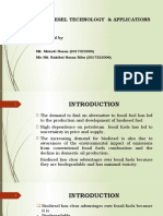 Bio-Diesel Technology & Applications: Presented by