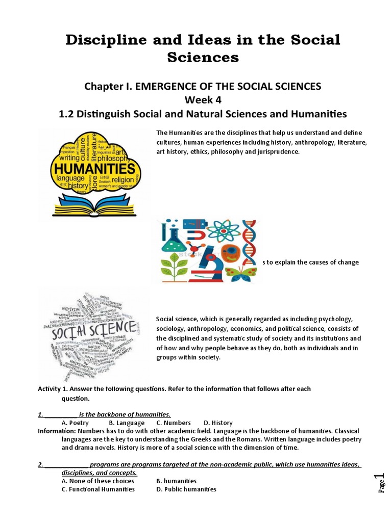 Discipline and Ideas in The Social Sciences | PDF | Humanities ...