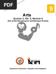 Quarter 2, Wk. 5, Module 5: Arts of The Renaissance and Baroque Periods