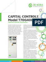150-0010 CAPITAL CONTROLS® Model T70G4000 Chlorine Dioxide Generators