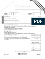 Cambridge International Advanced Subsidiary and Advanced Level