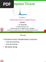 Computer Vision: Image Enhancement in Spatial Domain