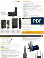 Uncompressed Long - Range Wireless HD Video: Front Panel Operation