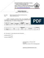 Surat Permohonan Dapodik SMP