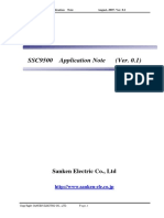 SSC9500 Application Note (Ver. 0.1) : Sanken Electric Co., LTD