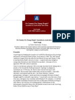 Noel Gough No Country For Young People? Anxieties in Australian education (2008)