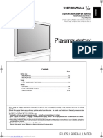 User'S Manual: (Specification and Part Names)