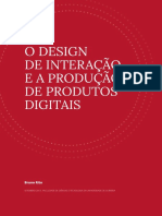 O Design de Interacao e A Producao de Produtos Digitais