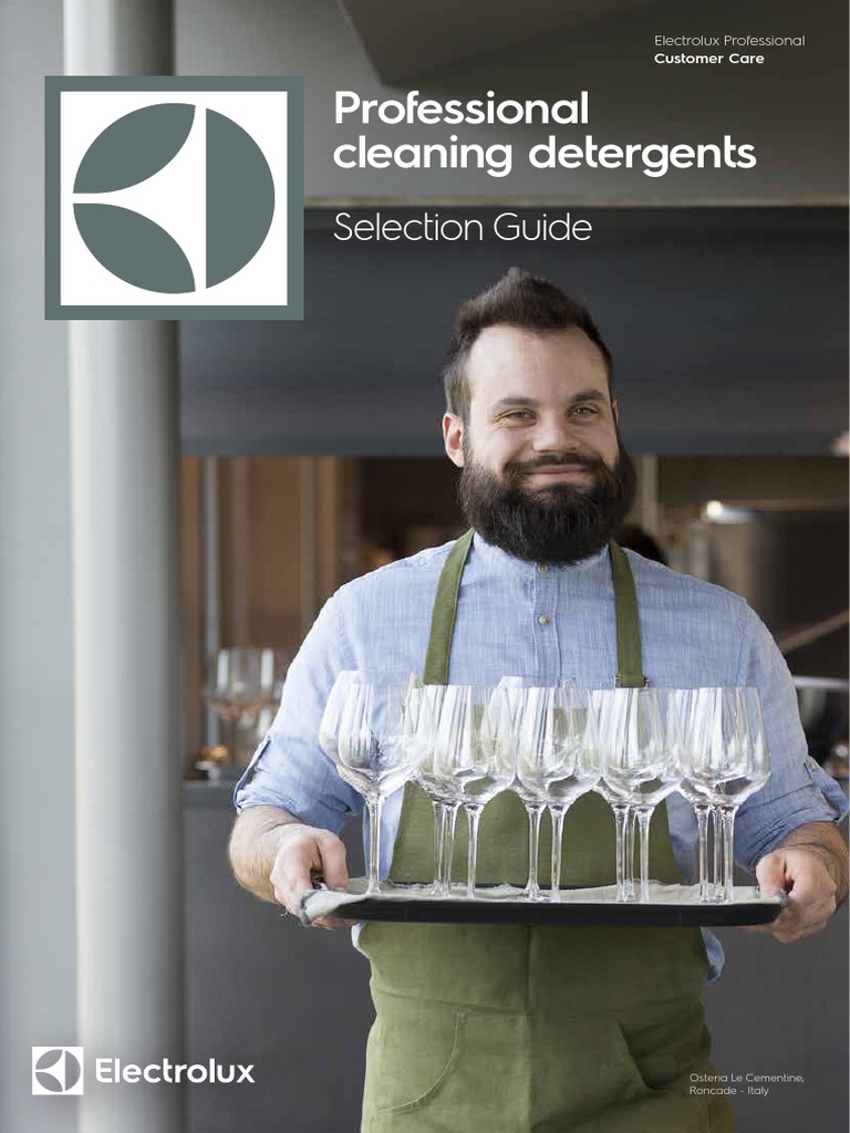Electrolux Cleaning Detergents Guide | PDF | Dishwasher | Water