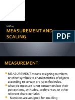 Measurement and Scaling: UNIT:03