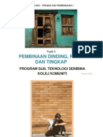 Pembinaan Dinding, Pintu Dan Tingkap