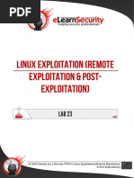 © 2018 Caendra Inc. - Hera For Ptpv5 - Linux Exploitation (Remote Exploitation & Post-Exploitation)