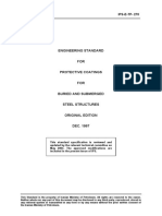 Engineering Standard FOR Protective Coatings FOR Buried and Submerged Steel Structures Original Edition DEC. 1997