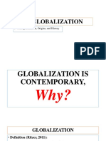 1.1 Globalization: o Conceptualization, Origins, and History