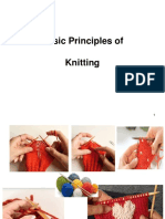 4.3. Basic Principles of Knitting