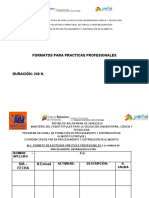 2 Formato de Cumplimiento de 240 Horas de Prácticas Profesionales 2016