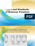 Types and Standards of Bedroom Furniture