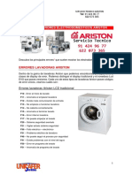 Errores Electrodomesticos Ariston