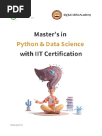 Master's in With IIT Certification: Python & Data Science