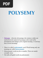 Polysemy