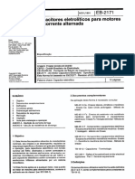 NBR EB 02171 - Capacitores eletroliticos para motores de corrente alternada