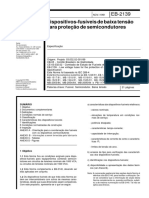 NBR EB 02139 - Dispositivos-fusíveis de baixa tensão para proteção de semicondutores