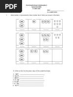 Learning Module Grade 3 - Math First Quarter: (Week 1) | PDF ...