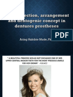 OPTIMIZING DENTAL PROSTHESIS SELECTION