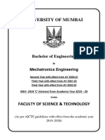 Second - Year - Mechatronics - (BE Sem-III and IV) - Teaching Scheme and Course Content