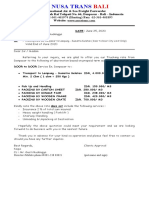 Dirman - Rate Trucking Ex Denpasar To Lampung - Sumatra Selatan, June 25, 2020