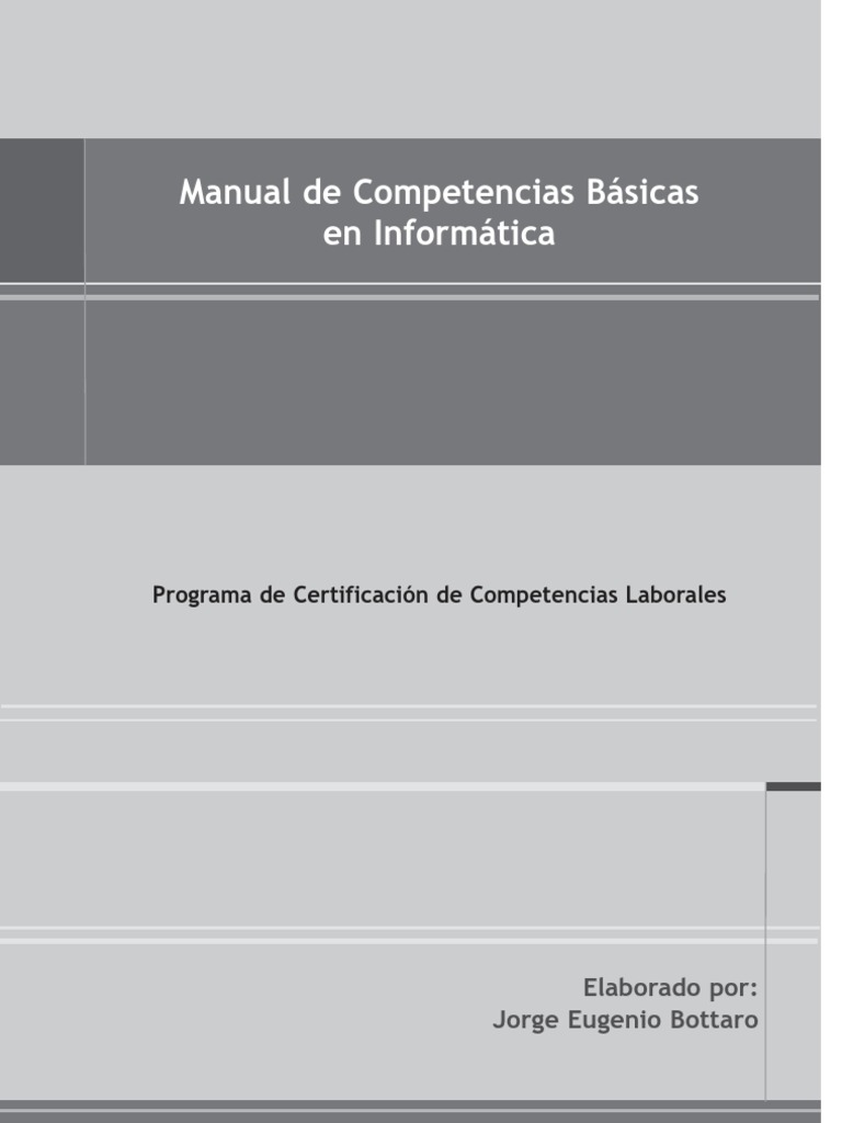 Competencias Básicas en Informática | PDF