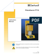 Fibretherm FT12: Instruction Manual