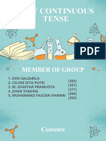 Past Continuous Tense - Group 4