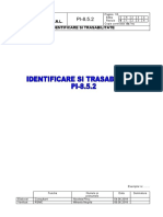 PI-8.5.2 Identificare Si Trasabilitate