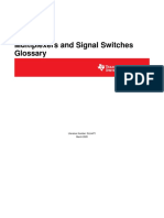 Multiplexers and Signal Switches Glossary: Literature Number: SLLA471 March 2020