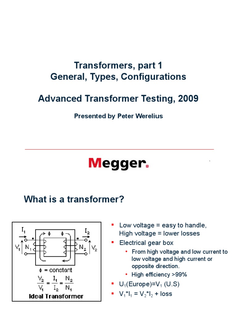 Transformer Testing and Configurations | PDF | Transformer | Physics