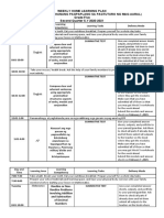 Weekly Home Learning Plan (Lingguhang Pantahanang Pagpaplano Sa Pagtuturo NG Mag-Aaral) Grade Five Second Quarter S.Y 2020-2021