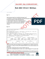 CCIE WRITTEN 400-101 v5.1 DUMP