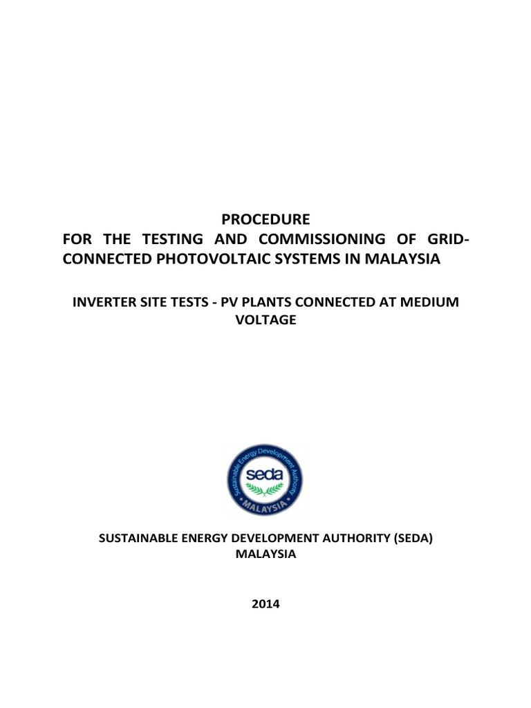 Inverter Testing for PV Systems in Malaysia | PDF | Solar Power | Power ...