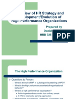 High Performance Organizations 2008