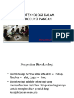 Bab 2 Bioteknologi Dalam Produksi Pangan