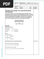 Example: Fire Design of An Unprotected Beam Using Graphs